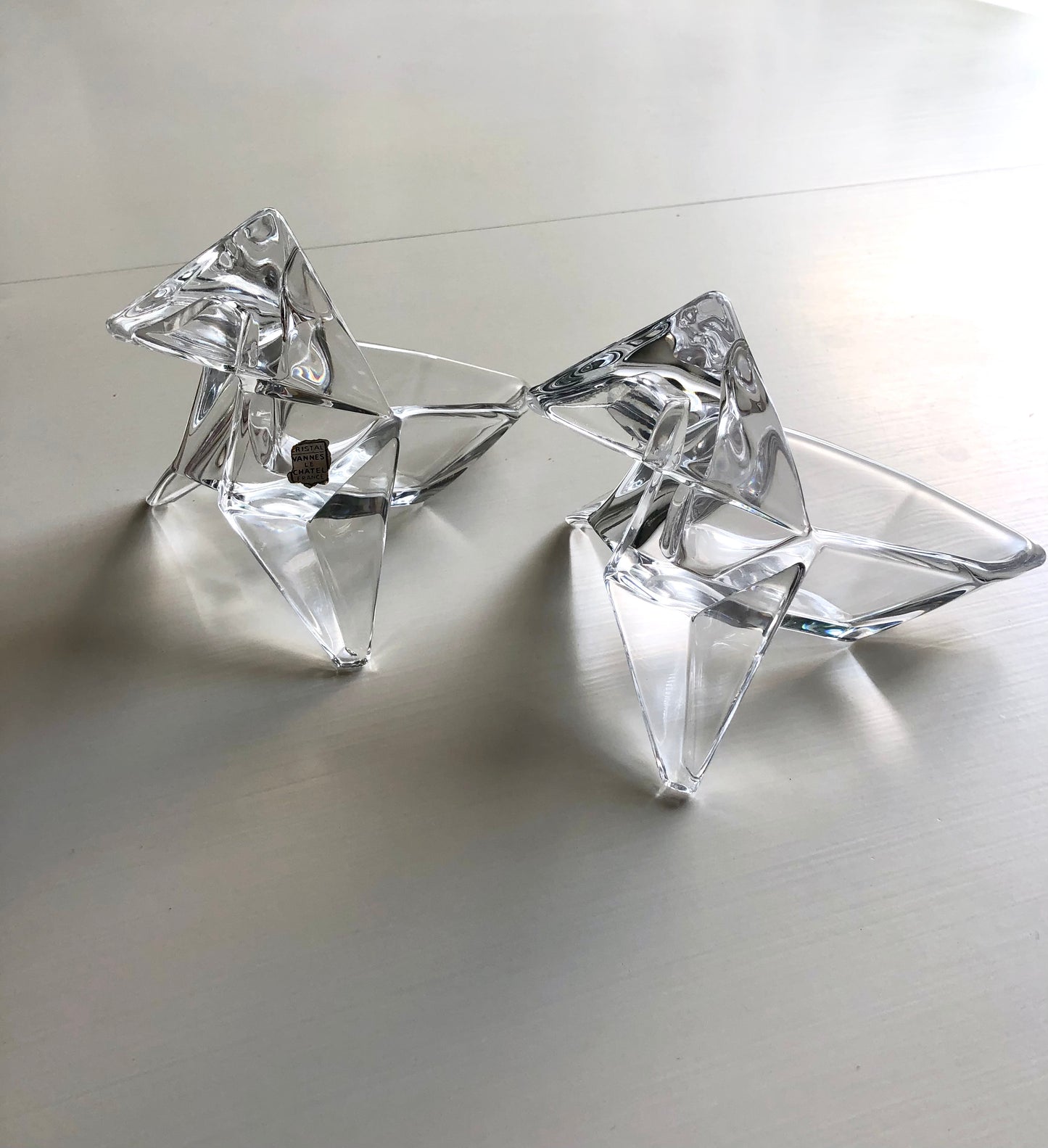 Art deco kristallen origami