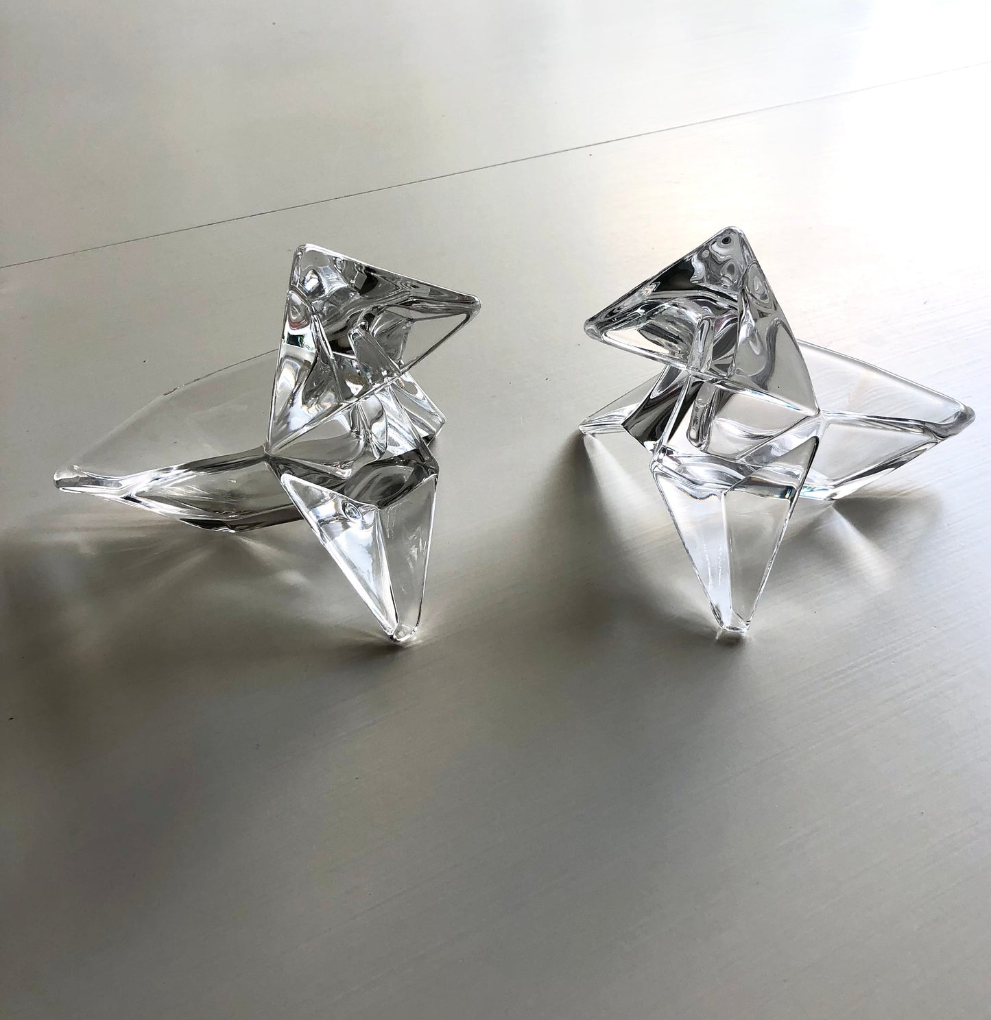 Art deco kristallen origami